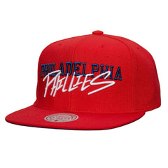 Philadelphia Phillies Team Tagged Snapback Hat Red
