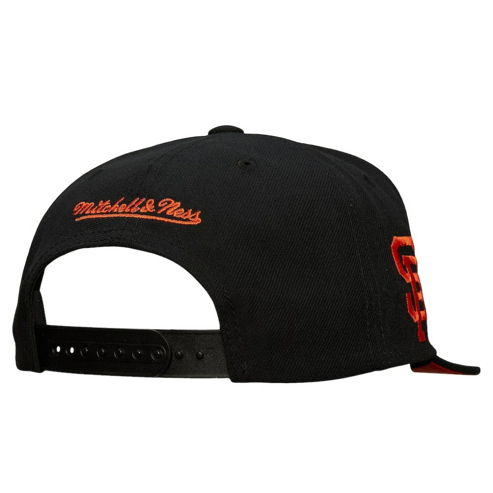 San Francisco Giants Team Tagged Snapback Hat Black