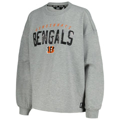 Cincinnati Bengals DKNY Sport Women's Penelope Pullover Sweatshirt - Heather Charcoal cheap