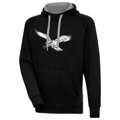 Philadelphia Eagles Antigua Throwback Logo Victory Pullover Hoodie - Black online