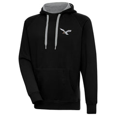 Philadelphia Eagles Antigua Throwback Logo Victory Pullover Hoodie - Black online