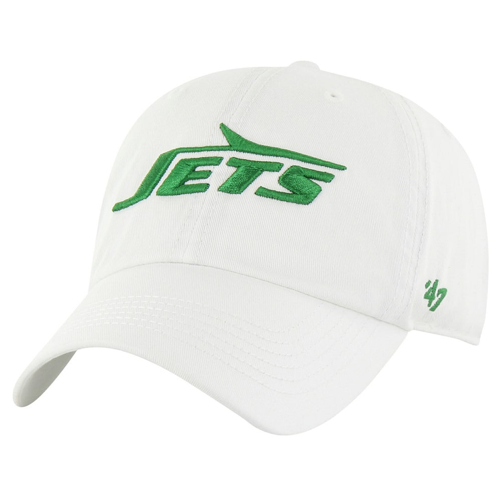 New York Jets '47 Classic Franchise Fitted Hat - White for sale