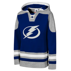 Tampa Bay Lightning Youth Ageless Must Have Home V-Neck Pullover Hoodie - Blue Hoodies