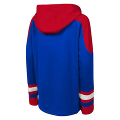 New York Rangers Youth Ageless Must Have Home V-Neck Pullover Hoodie - Blue Hoodies