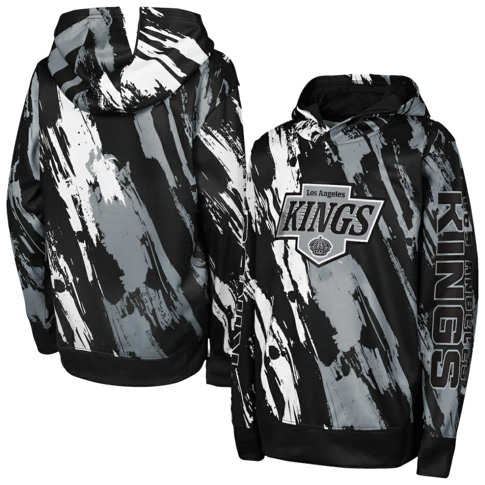 Los Angeles Kings Youth Master Snipe Pullover Hoodie - Black Hoodies