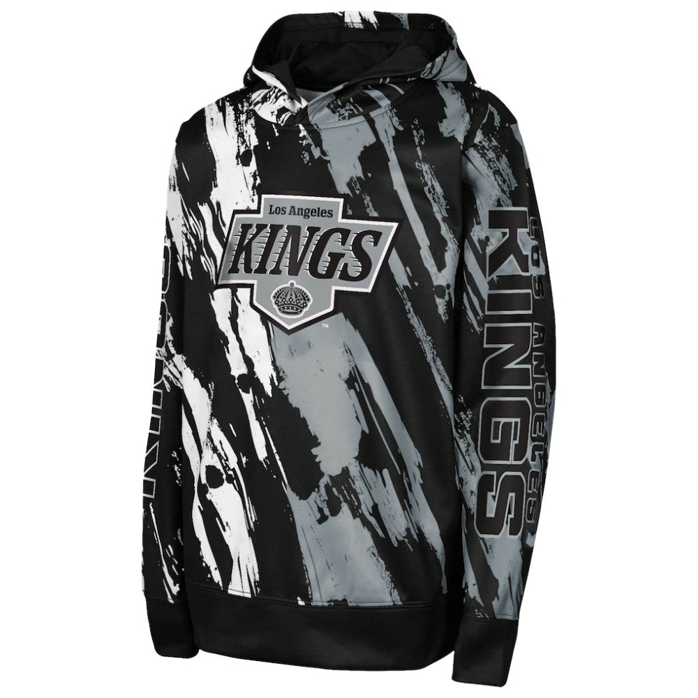 Los Angeles Kings Youth Master Snipe Pullover Hoodie - Black Hoodies