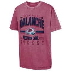 Colorado Avalanche Youth Sure Short T-Shirt - Burgundy T-shirts
