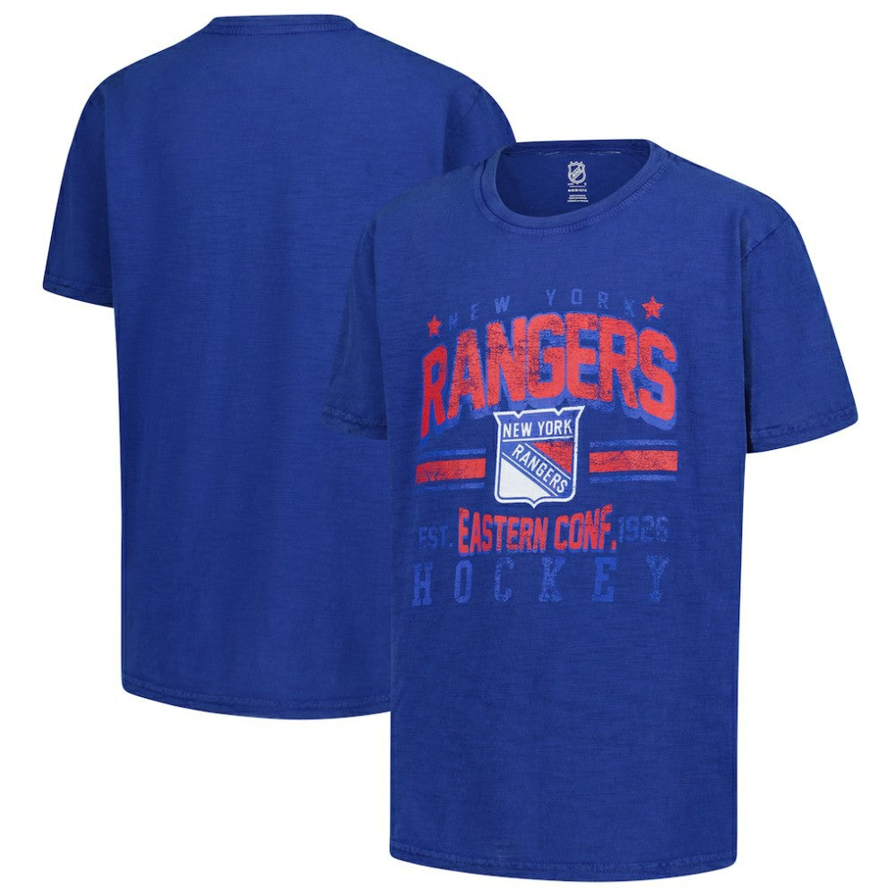 New York Rangers Youth Sure Short T-Shirt - Royal T-shirts