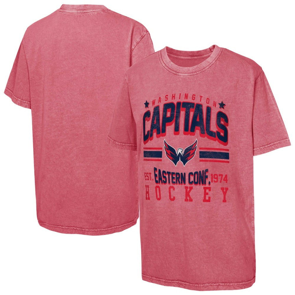 Washington Capitals Youth Sure Short T-Shirt - Red T-shirts