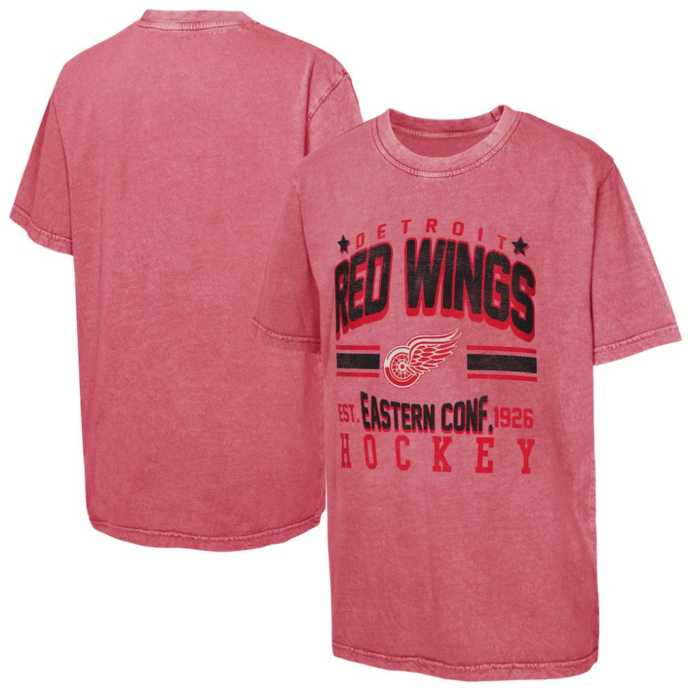 Detroit Red Wings Youth Sure Short T-Shirt - Red T-shirts