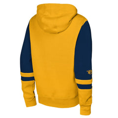 Nashville Predators Youth Face Off Full-Zip Hoodie - Gold Hoodies
