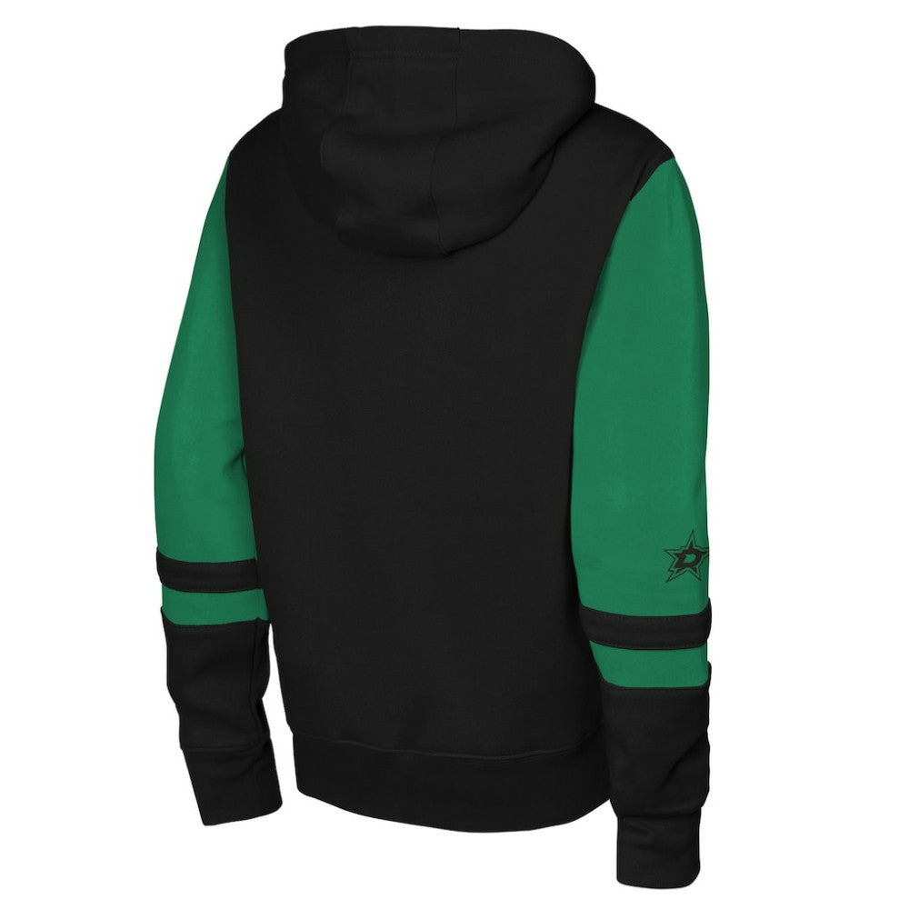 Dallas Stars Youth Face Off Full-Zip Hoodie - Black Hoodies