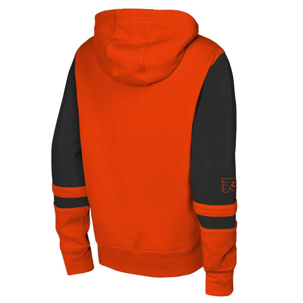 Philadelphia Flyers Youth Face Off Full-Zip Hoodie - Orange Hoodies