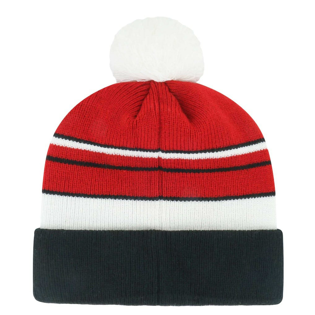 San Francisco 49ers '47 Youth Peewee Cuffed Knit Hat with Pom - Scarlet/Black outlet