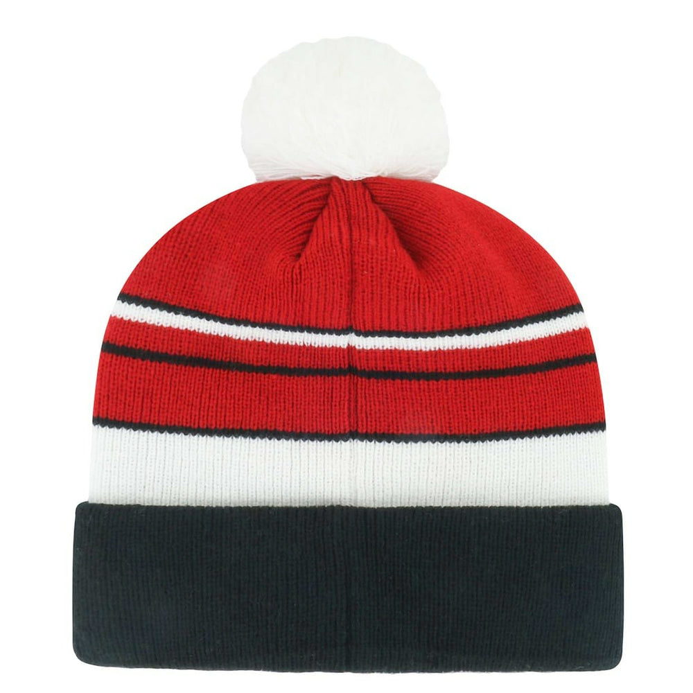 San Francisco 49ers '47 Youth Peewee Cuffed Knit Hat with Pom - Scarlet/Black outlet