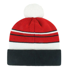 San Francisco 49ers '47 Youth Peewee Cuffed Knit Hat with Pom - Scarlet/Black outlet