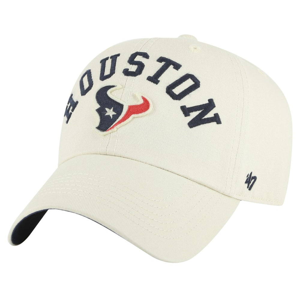 Houston Texans '47 Clubhouse Faber Clean Up Adjustable Hat - Cream for sale