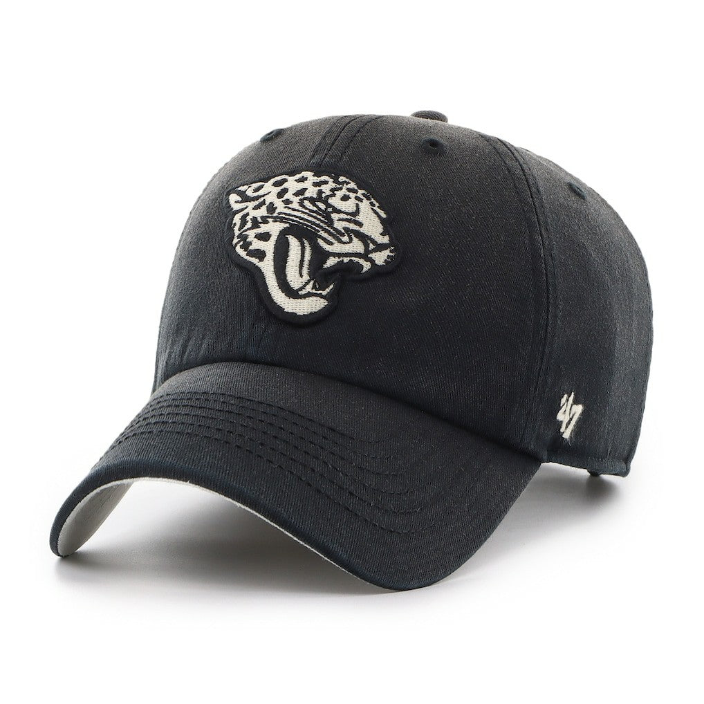 Jacksonville Jaguars '47 Dusted Relaxed Clean Up Adjustable Hat - Black discount