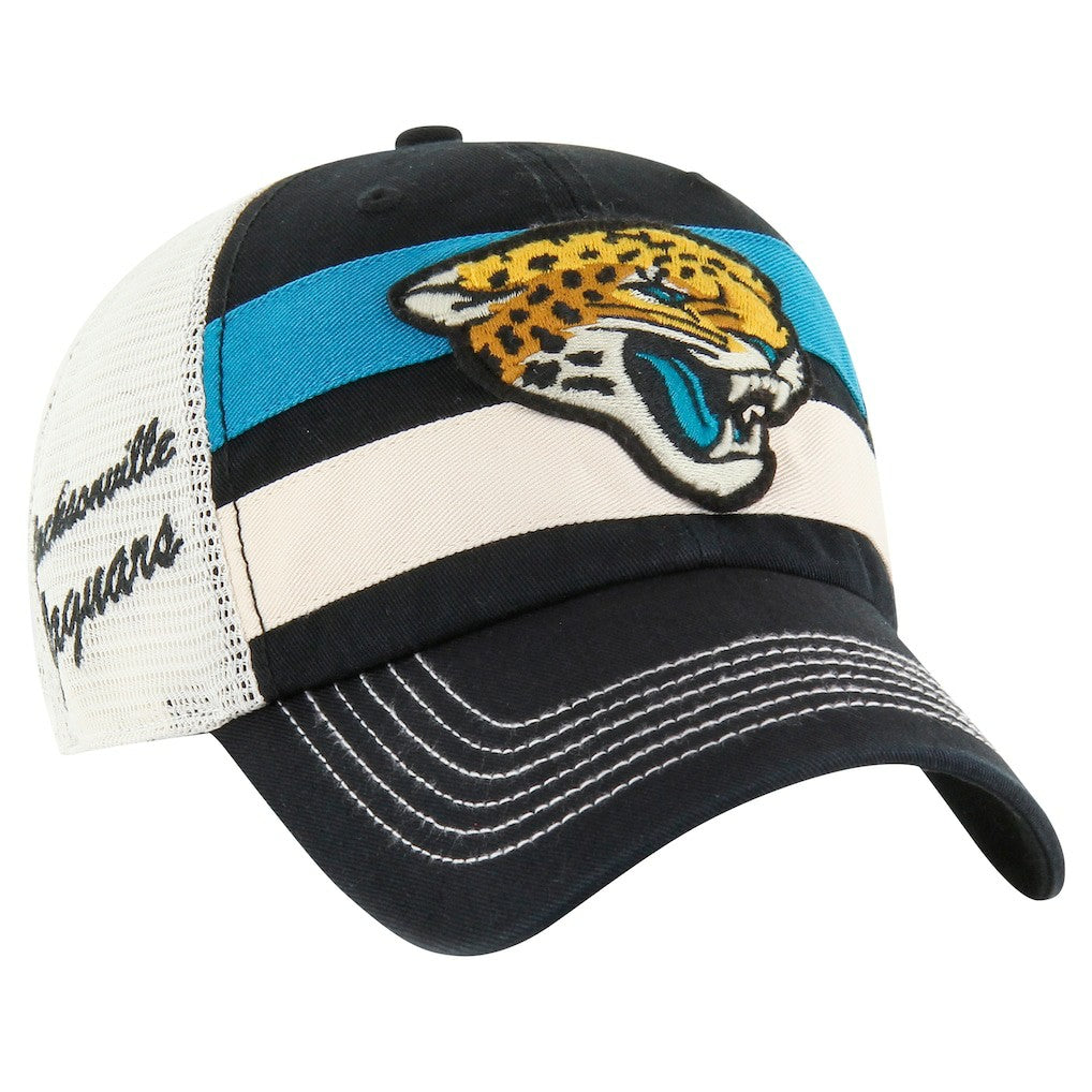 Jacksonville Jaguars '47 Clubhouse Boon Clean-Up Trucker Adjustable Hat - Black discount