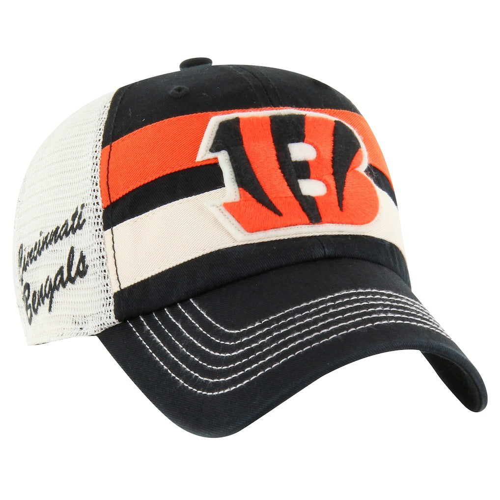 Cincinnati Bengals '47 Clubhouse Boon Clean-Up Trucker Adjustable Hat - Black outlet