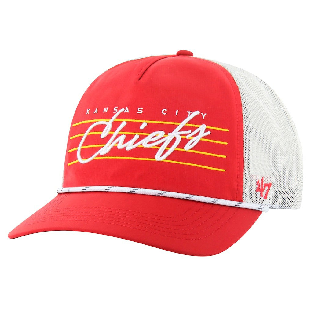 Kansas City Chiefs '47 Downburst Relaxed Hitch Trucker Adjustable Hat - Red/White discount