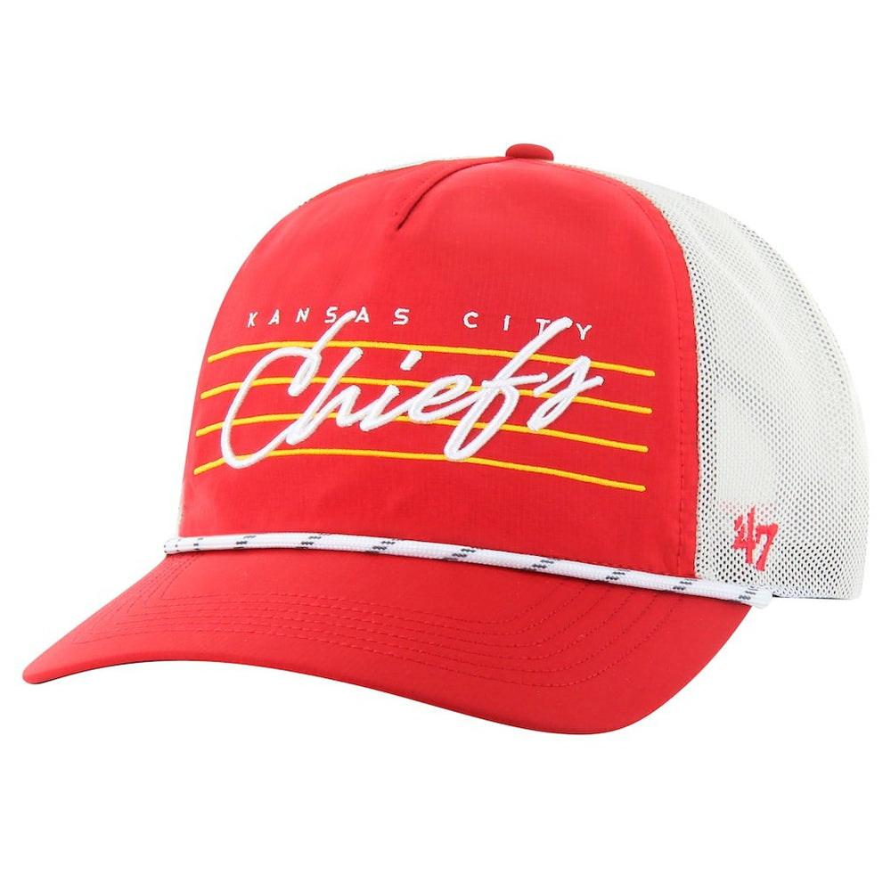 Kansas City Chiefs '47 Downburst Relaxed Hitch Trucker Adjustable Hat - Red/White discount