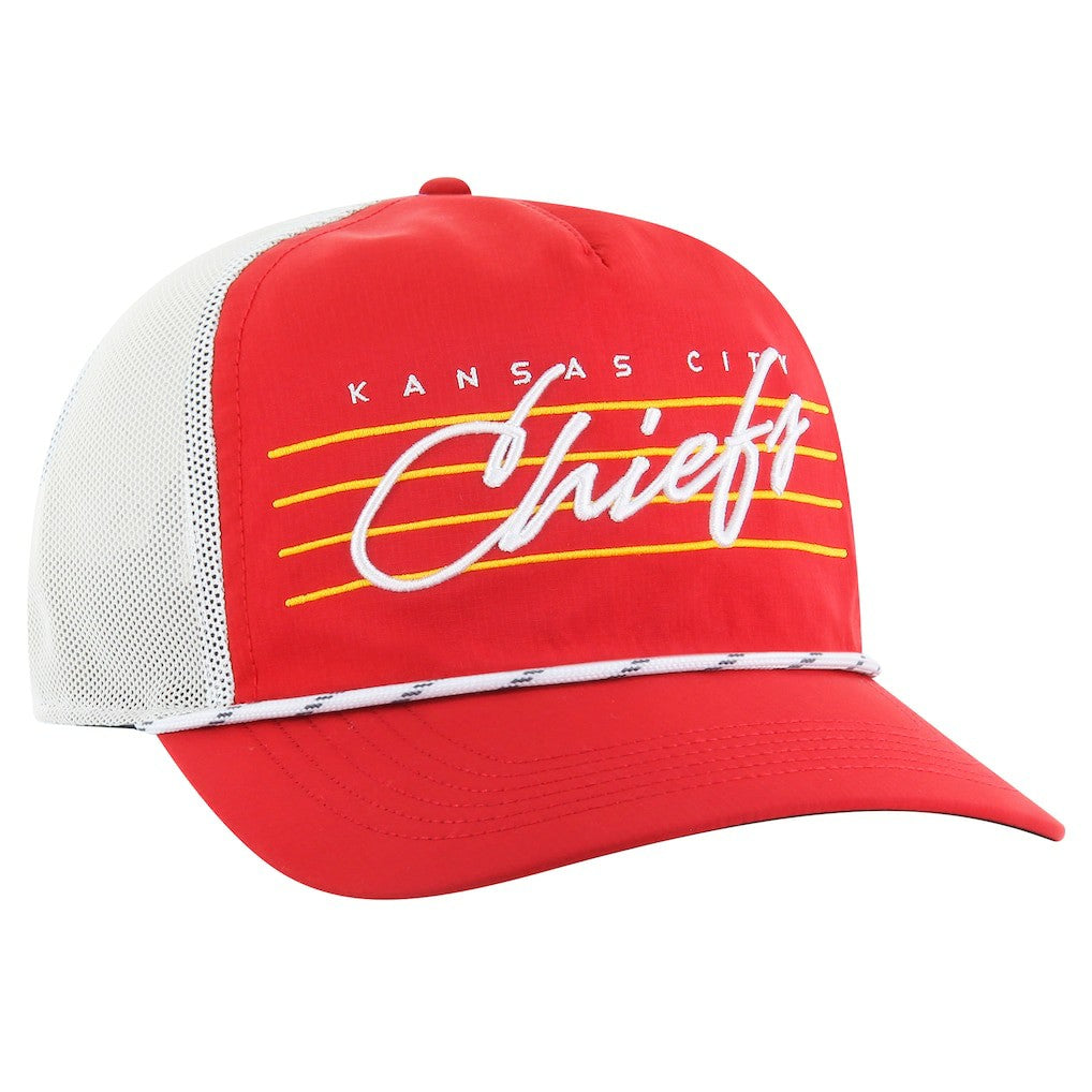 Kansas City Chiefs '47 Downburst Relaxed Hitch Trucker Adjustable Hat - Red/White discount
