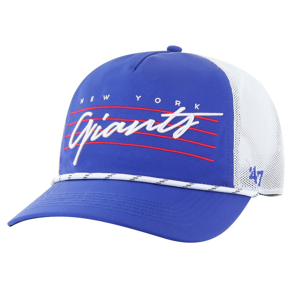 New York Giants '47 Downburst Relaxed Hitch Trucker Adjustable Hat - Royal/White for sale
