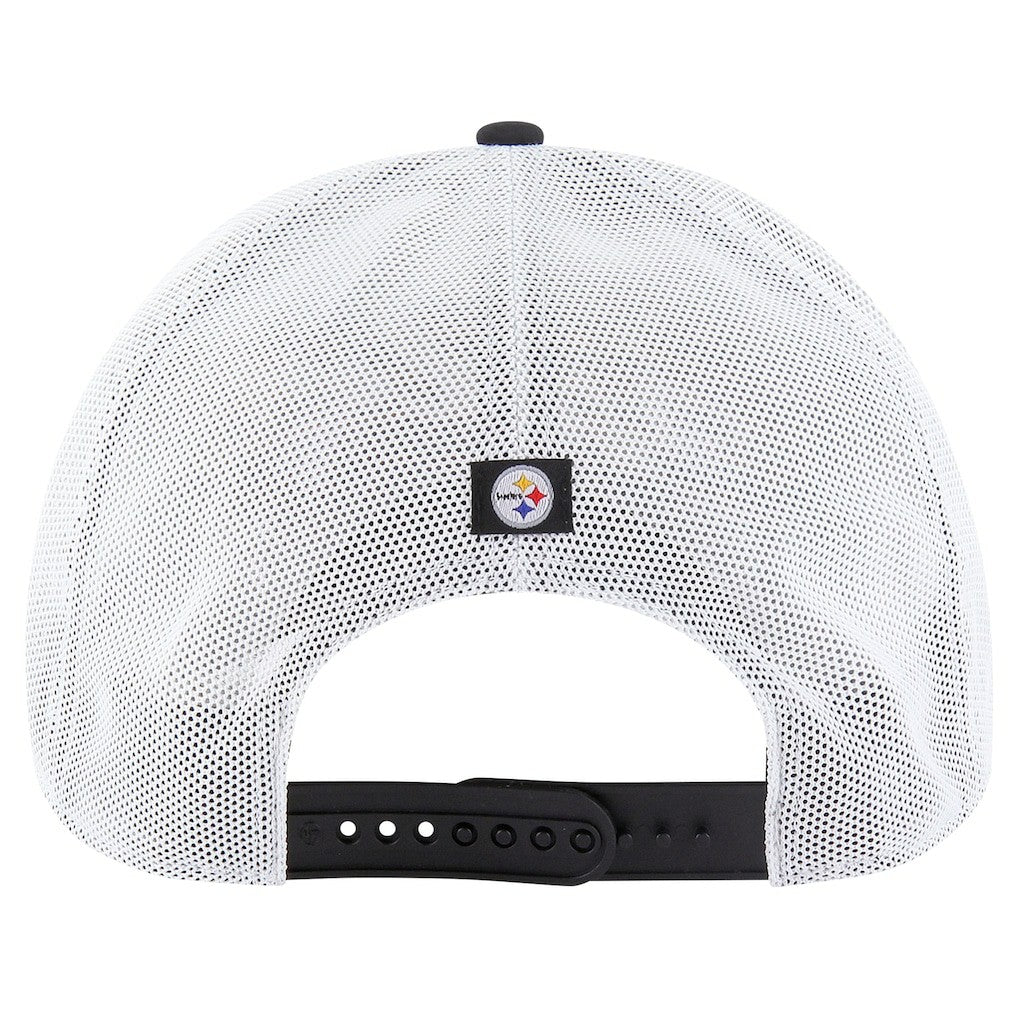 Pittsburgh Steelers '47 Downburst Relaxed Hitch Trucker Adjustable Hat - Black/White outlet