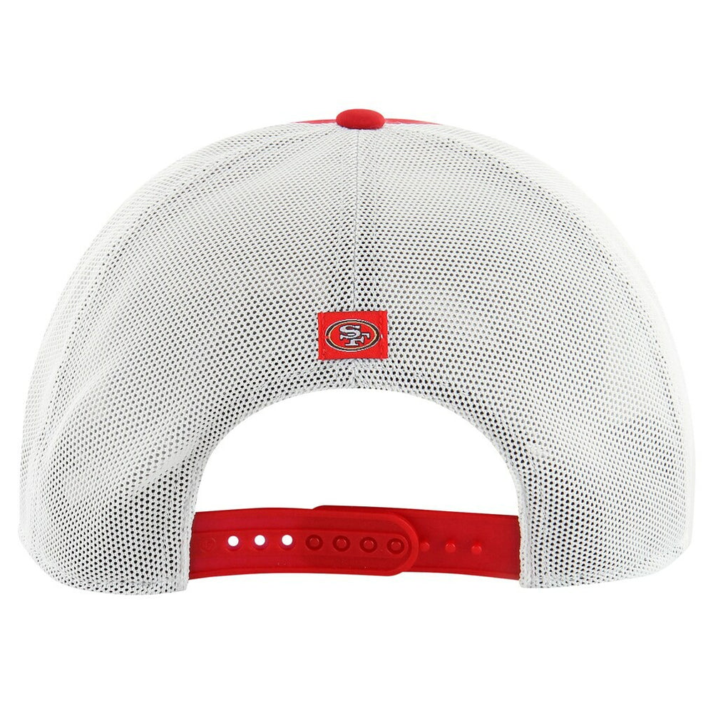 San Francisco 49ers '47 Downburst Relaxed Hitch Trucker Adjustable Hat - Scarlet/White online