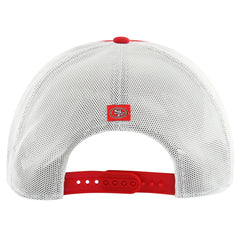 San Francisco 49ers '47 Downburst Relaxed Hitch Trucker Adjustable Hat - Scarlet/White online