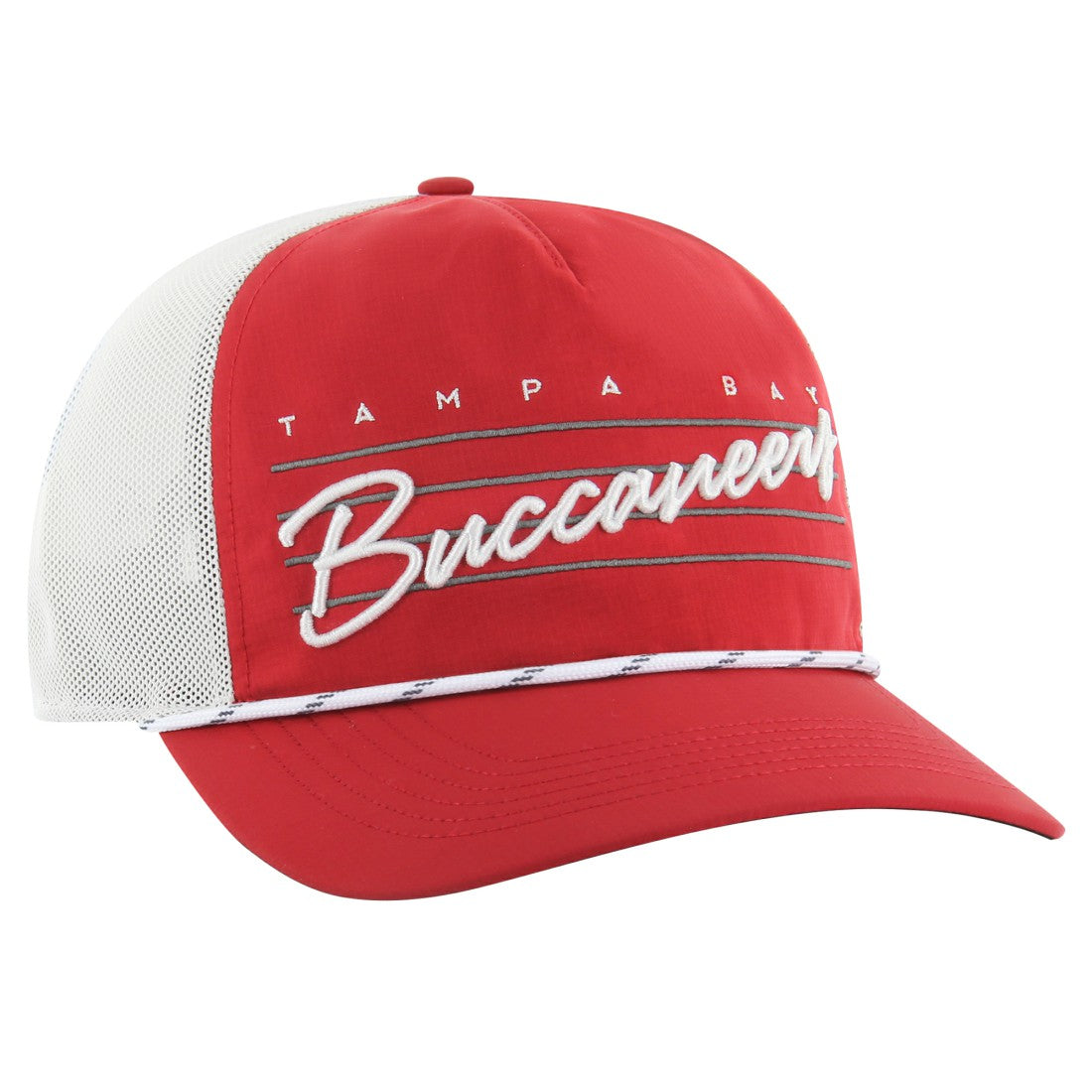 Tampa Bay Buccaneers '47 Downburst Relaxed Hitch Trucker Adjustable Hat - Red/White for sale