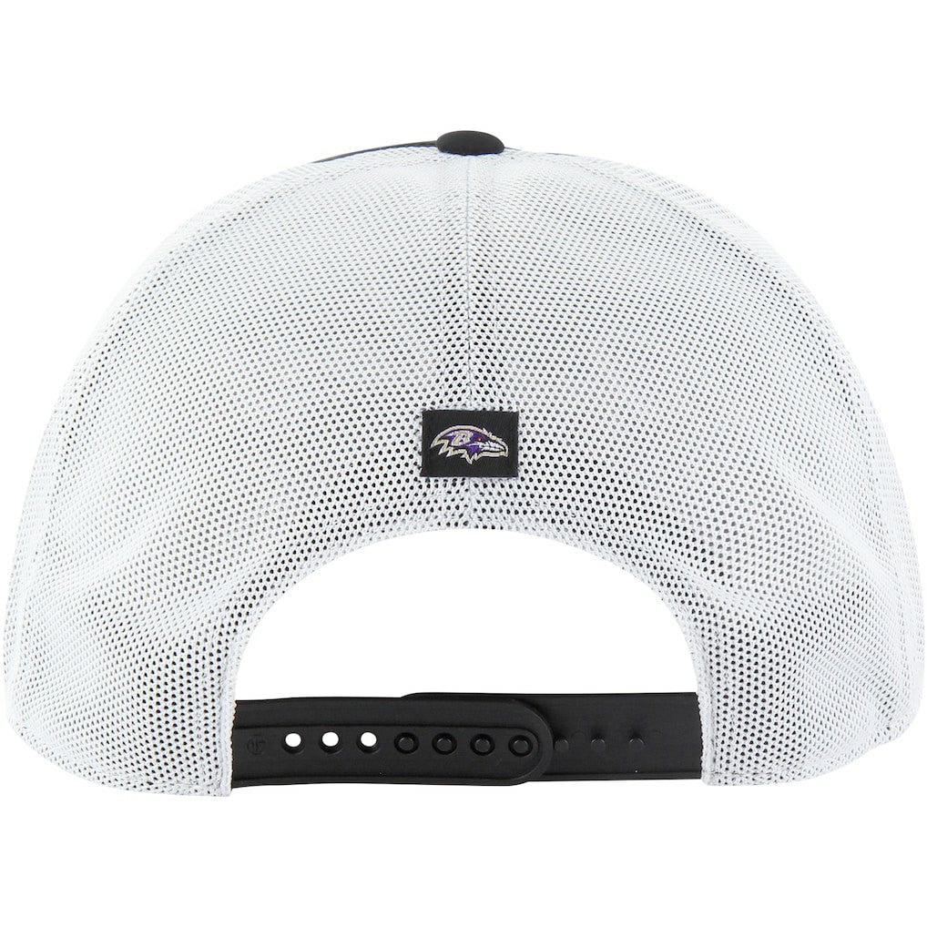 Baltimore Ravens '47 Downburst Relaxed Hitch Trucker Adjustable Hat - Black/White on sale