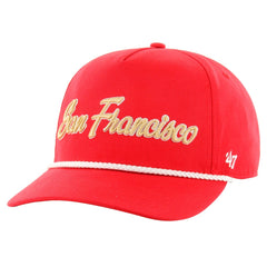 San Francisco 49ers '47 Overhand Hitch Adjustable Hat - Scarlet on sale