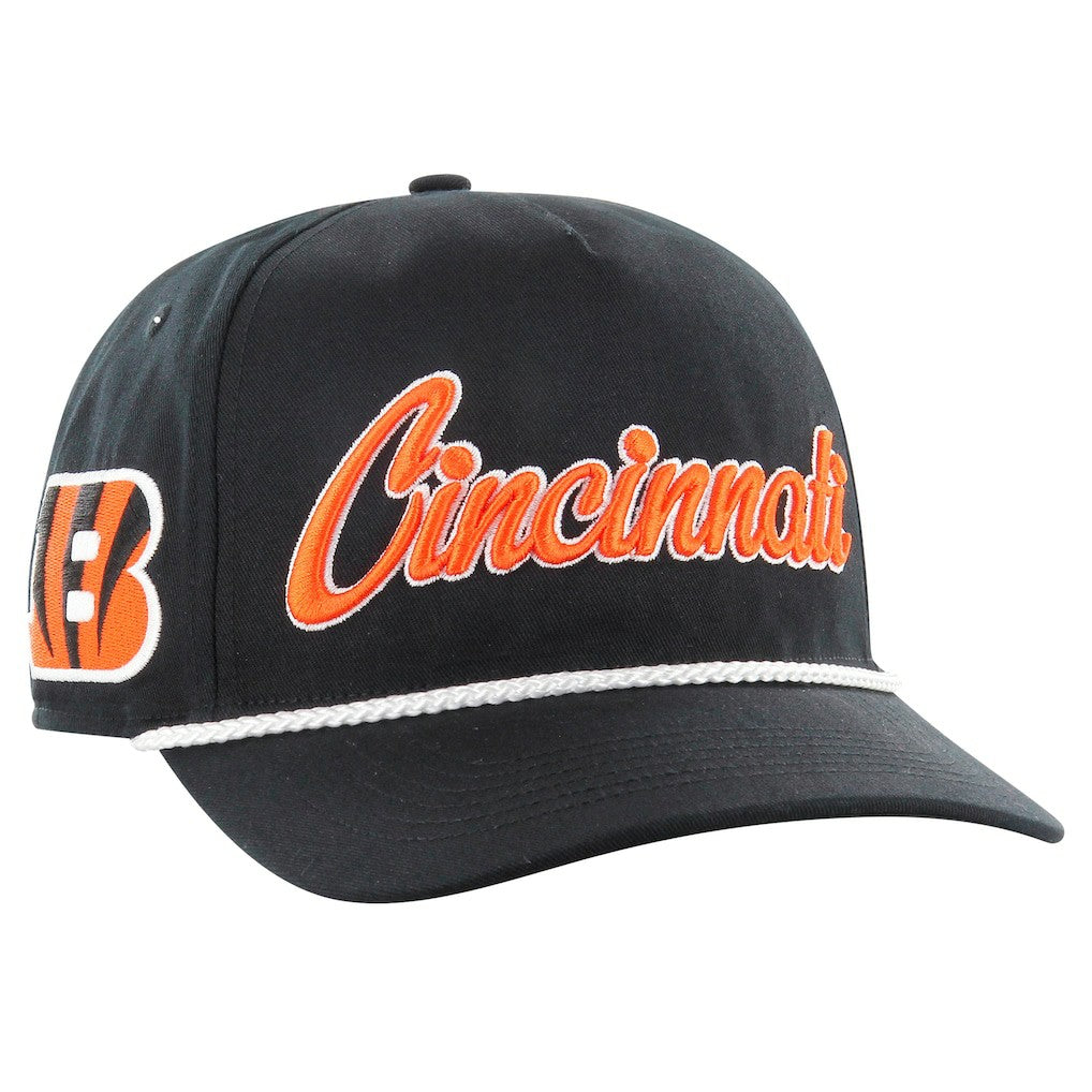 Cincinnati Bengals '47 Overhand Hitch Adjustable Hat - Black cheap
