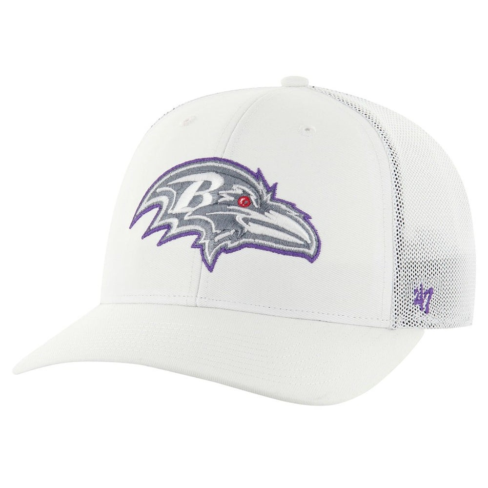 Baltimore Ravens '47 Snowball Trophy Stretch Fit Hat - White for sale