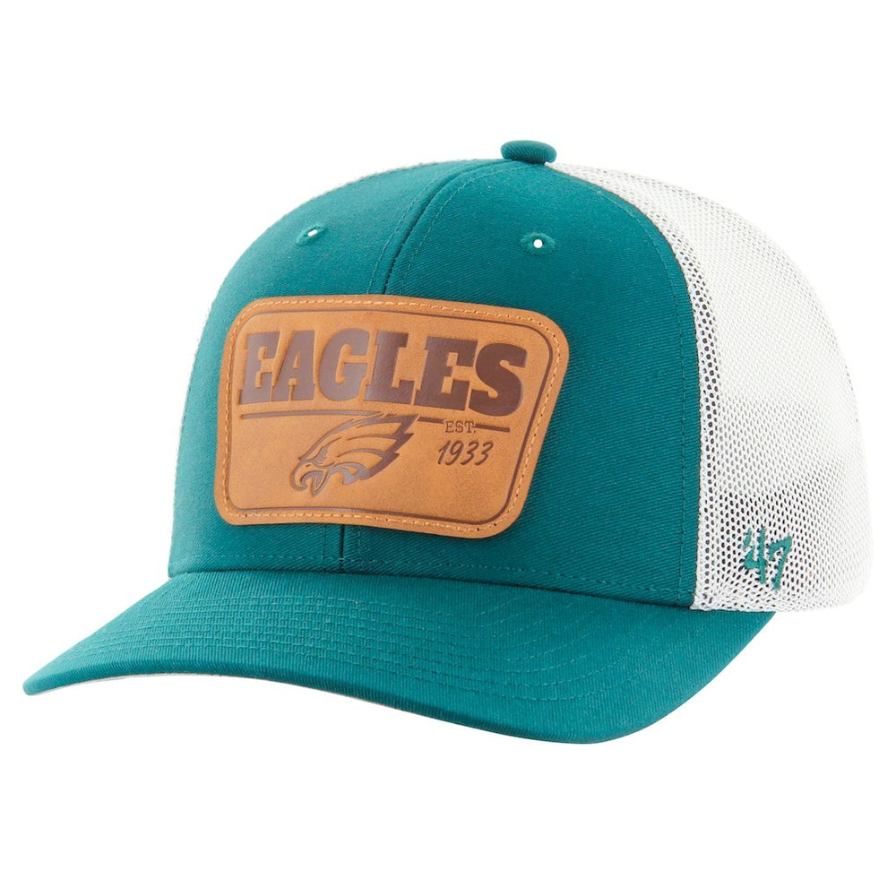 Philadelphia Eagles '47 Thrash Trophy Flex Hat - Midnight Green/White discount