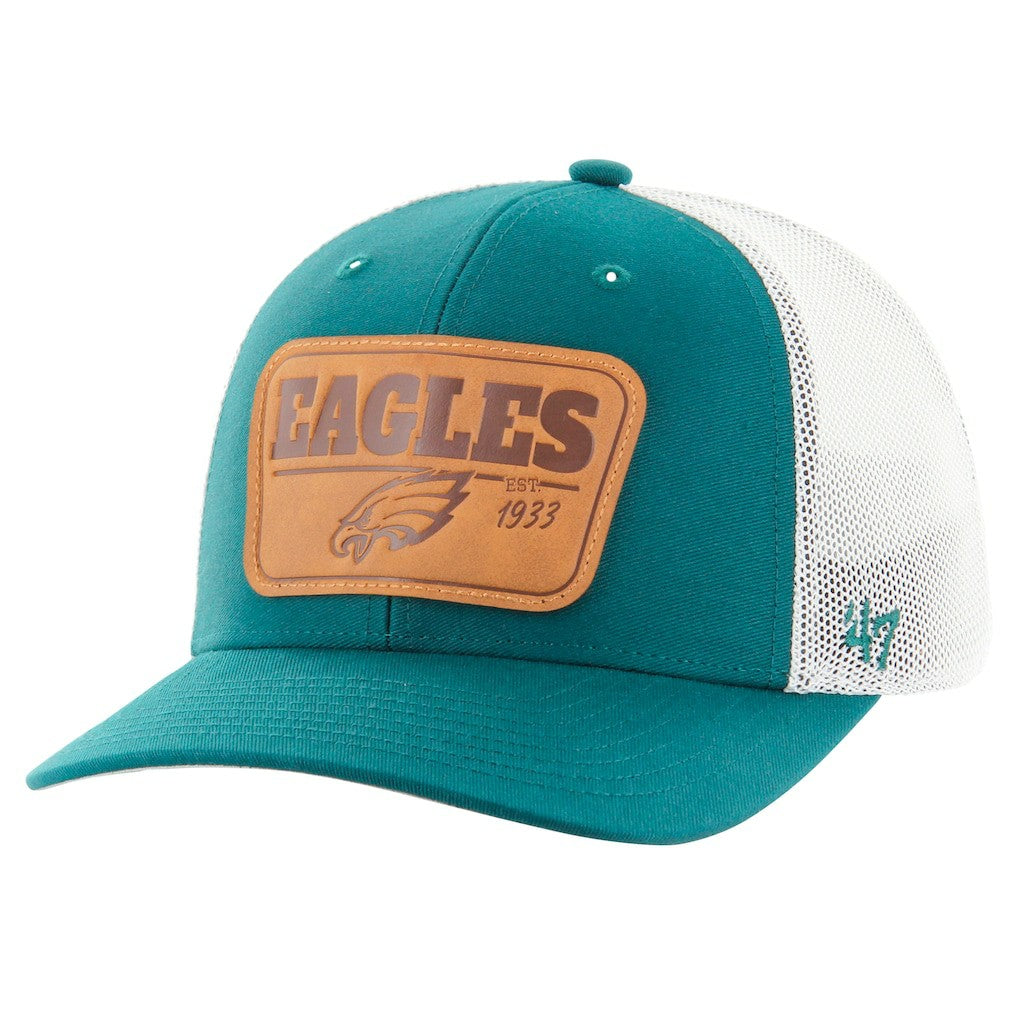 Philadelphia Eagles '47 Thrash Trophy Flex Hat - Midnight Green/White discount