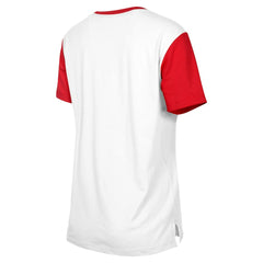 Atlanta Falcons New Era Women's 3rd Down T-Shirt - White/Red cheap