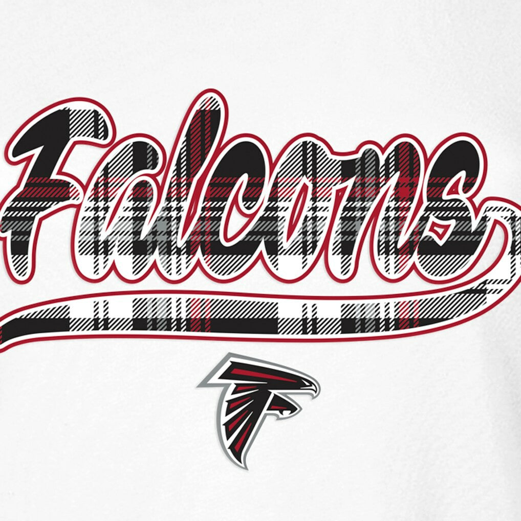 Atlanta Falcons New Era Women's 3rd Down T-Shirt - White/Red cheap