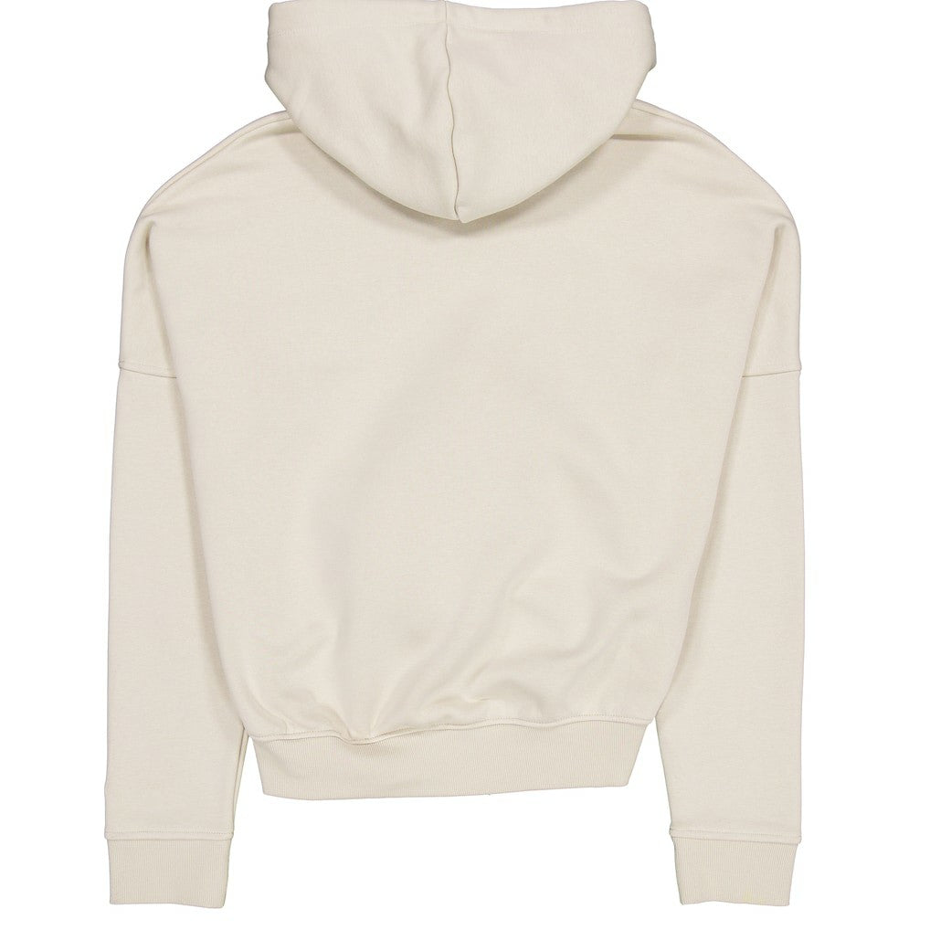 Cleveland Browns New Era Women's 3rd Down Historic Pullover Hoodie - Cream on sale