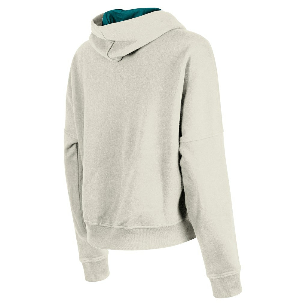 Miami Dolphins New Era Women's 3rd Down Historic Pullover Hoodie - Cream outlet