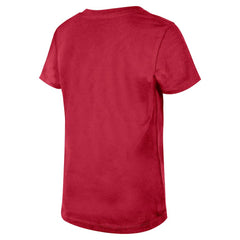 Arizona Cardinals New Era Girls Youth Flip Sequin V-Neck T-Shirt - Cardinal outlet