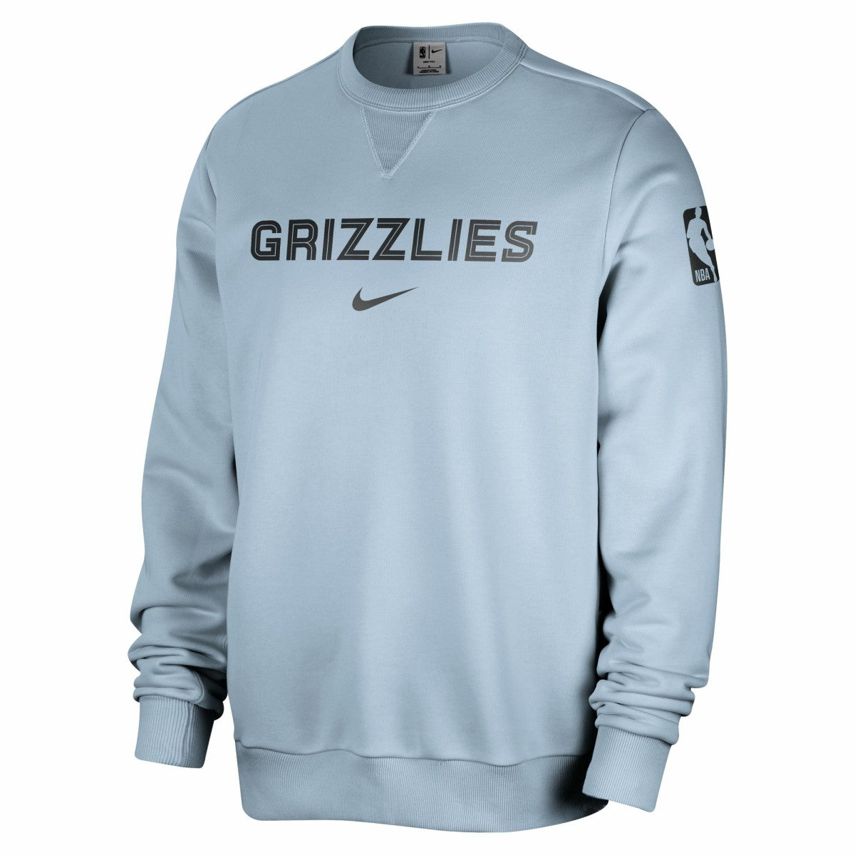 Memphis Grizzlies Courtside Standard Issue Performance Pullover Sweatshirt - Light Blue cheap