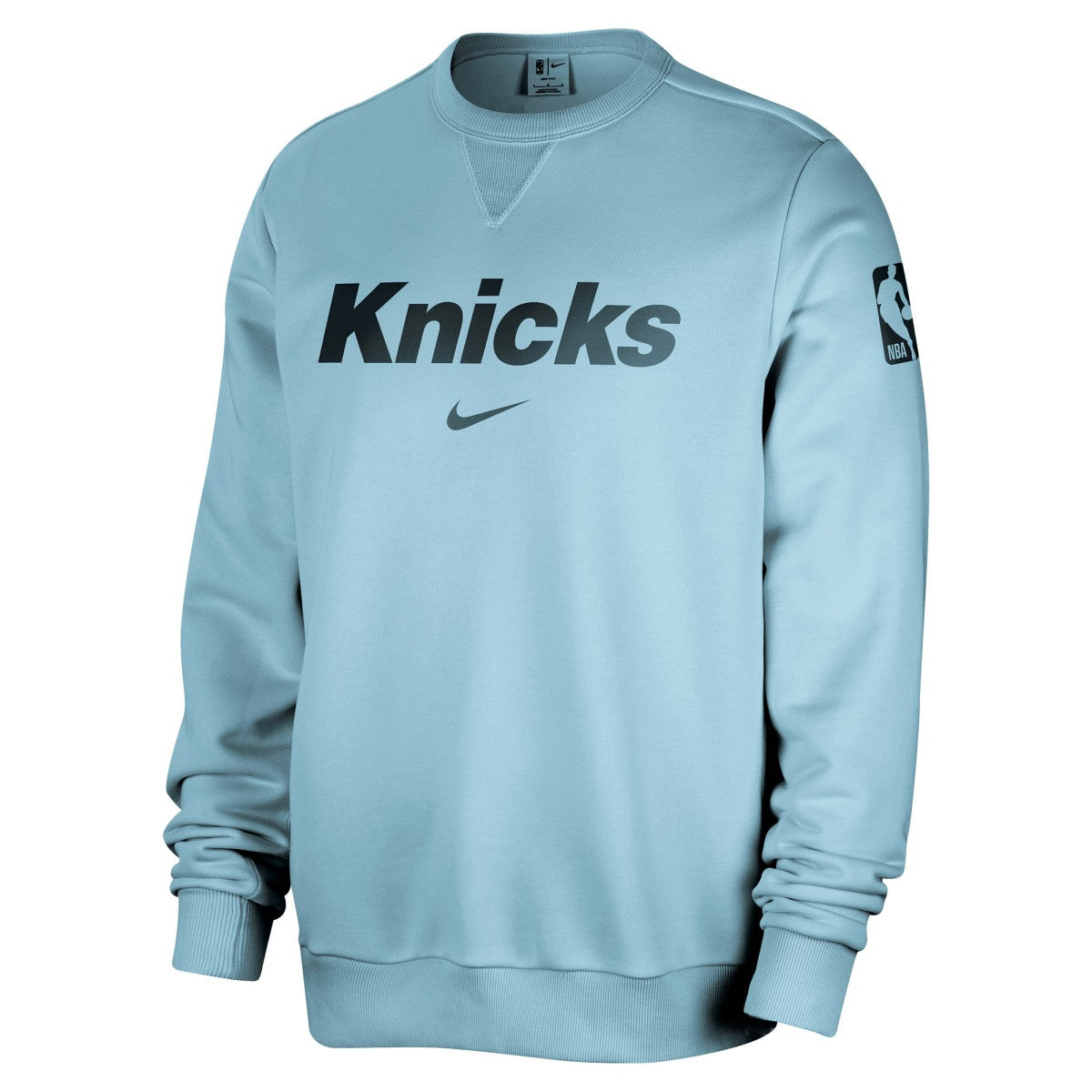 New York Knicks Courtside Standard Issue Performance Pullover Sweatshirt - Light Blue on sale