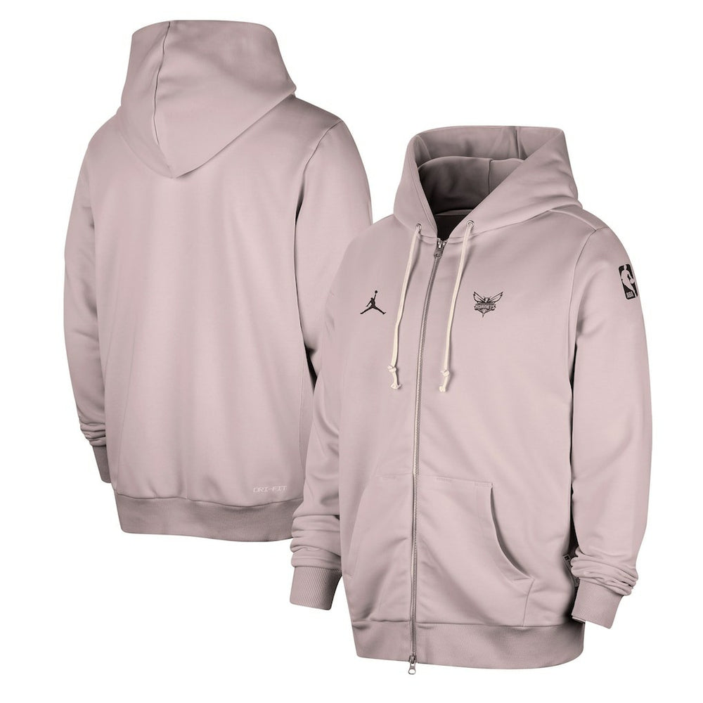 Charlotte Hornets Jordan Brand Authentic Standard Issue Full-Zip Hoodie Jacket - Light Purple for sale