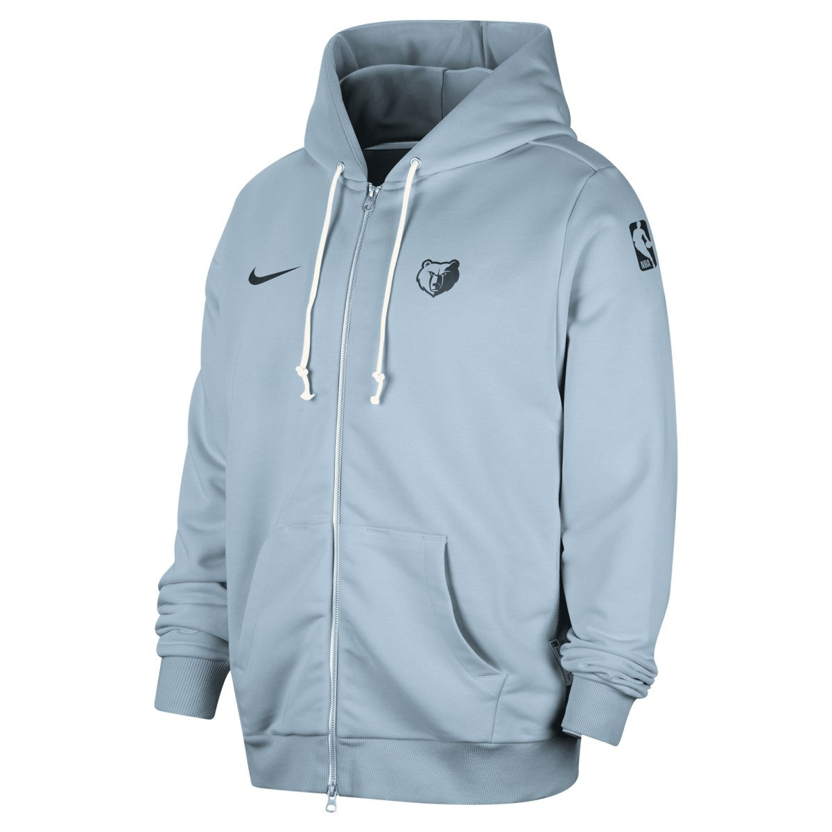 Memphis Grizzlies Authentic Standard Issue Full-Zip Hoodie Jacket - Light Blue on sale