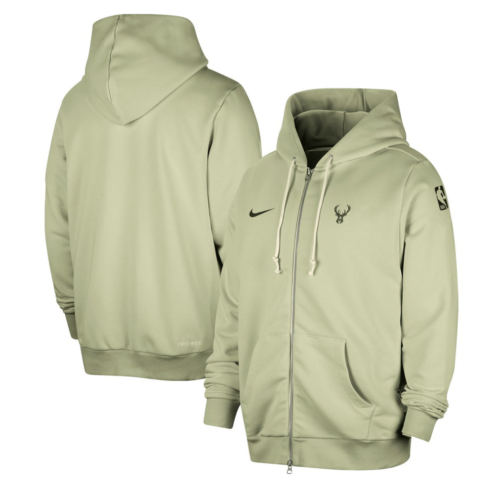 Milwaukee Bucks Authentic Standard Issue Full-Zip Hoodie Jacket - Green discount