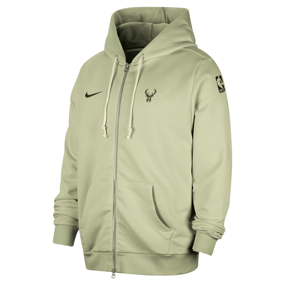 Milwaukee Bucks Authentic Standard Issue Full-Zip Hoodie Jacket - Green discount