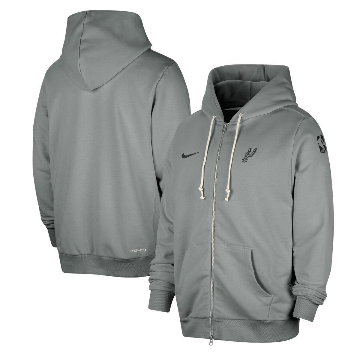 San Antonio Spurs Authentic Standard Issue Full-Zip Hoodie Jacket - Gray outlet